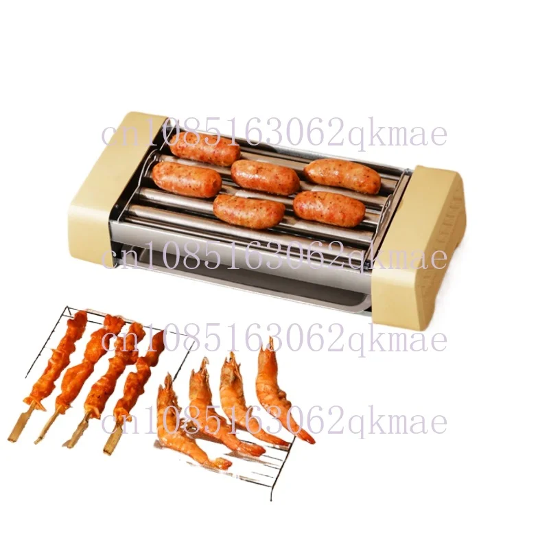 

Roast Sausage Machine Household Small Dormitory Automatic Hotdog Maker Multi-Function Electric Barbecue Rack Holder Sausage