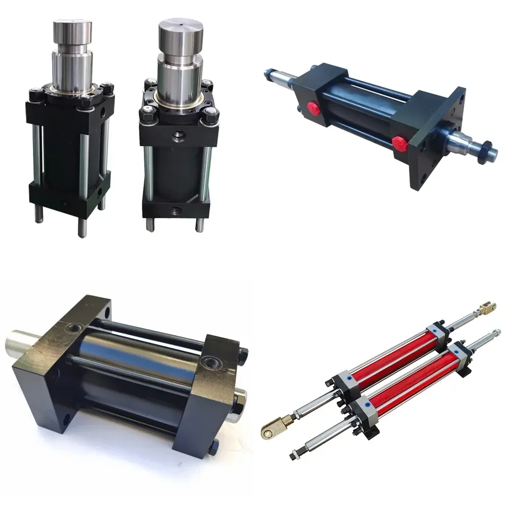Exit Double Acting High Pressure Tie Rod Hydraulic Cylinder SLG 160/125-148 15 Tons 160mm Bore 148mm Stroke Steel National