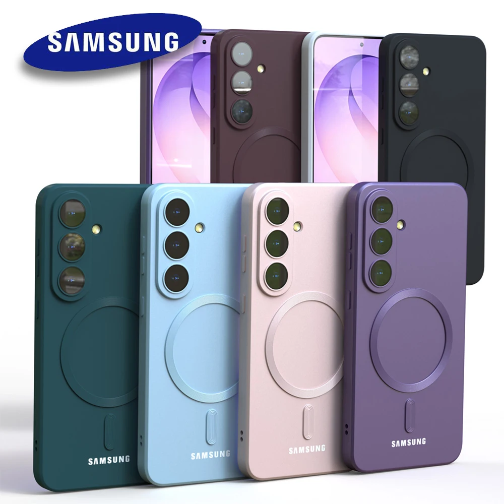 

10pcs/bag For Samsung Galaxy S26 S25 S24 S23 Ultra S21 FE S22 Plus Magsafe Case A57 A37 A17 A16 A56 A55 Shockproof Back Cover