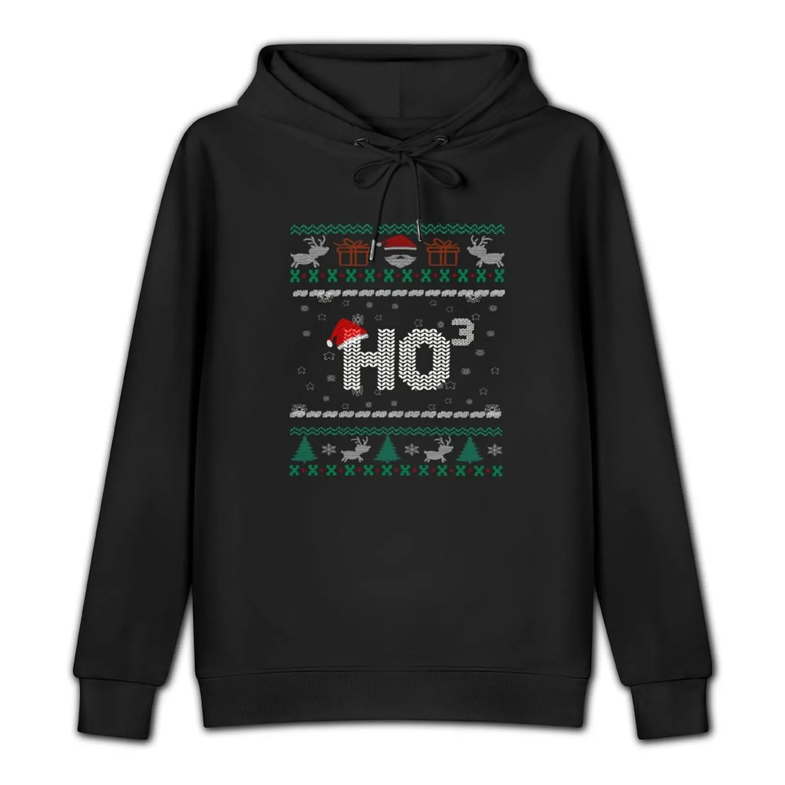 Ho Ho Ho ugly christmas sweater Pullover Hoodie blouse male clothes men clothes men's sweat-shirt set pullover