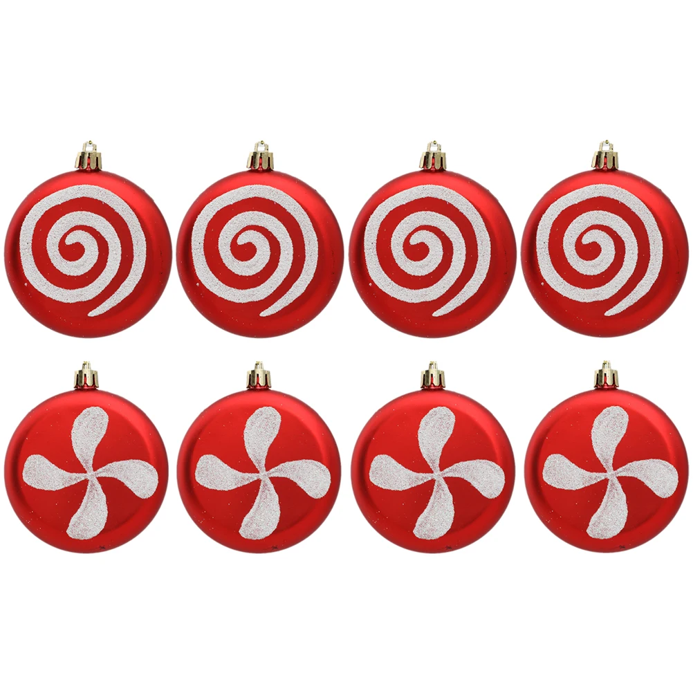 

8 Pcs Christmas Tree Decoration Candy Ornaments Decorative Pendant Decorations Props Vacation