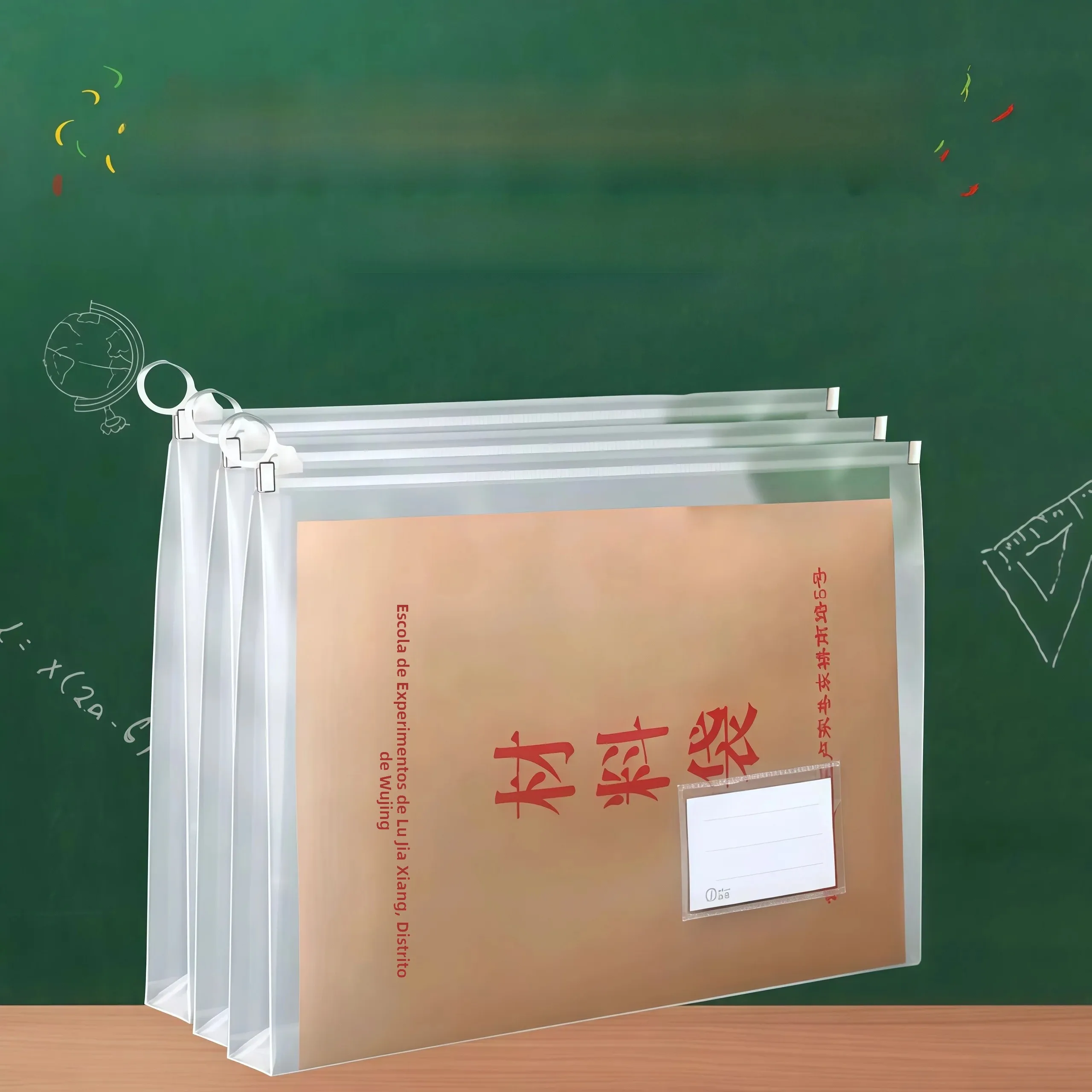 waterproof-frosted-thickened-archival-bag-durable-flexible-large-capacity-for-office-and-student-document-storage-file-bag