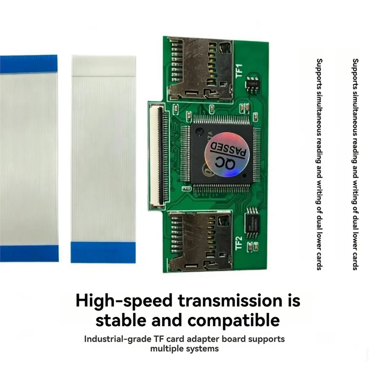 BIGSALE-Dual TF Card to CE Adapter TF Expansion Card Dual-Card Simultaneous Read/Write for Industrial PC Computer