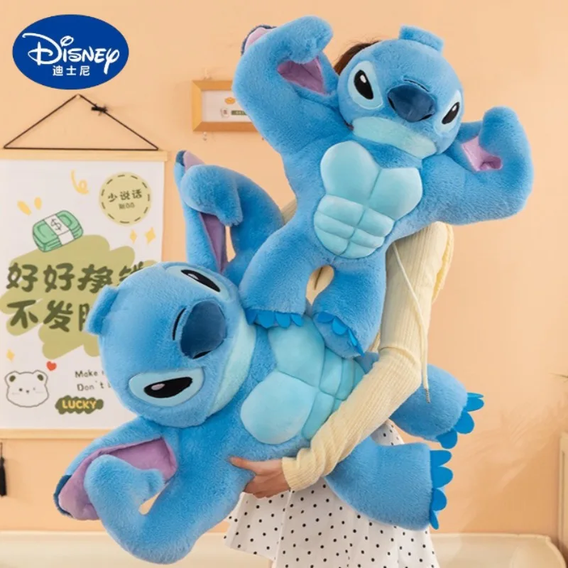 40/55/70Cm Big Size Gespierde Stitch Kawaii Anime Pluche Gevulde Pop Disney Cartoon Knuffels Kinderen kussen Vakantie Geschenken