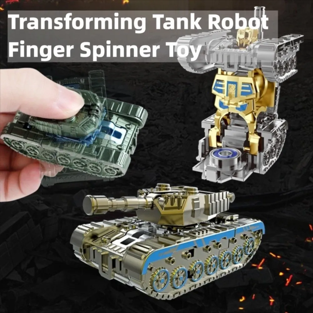 Kreatywny Spinner Ręczny Żyroskop Antystresowy Redukujący Lęk Zabawka Sensoryczna Robot Czołgi Deformowane Zabawka Edukacyjna dla Dzieci