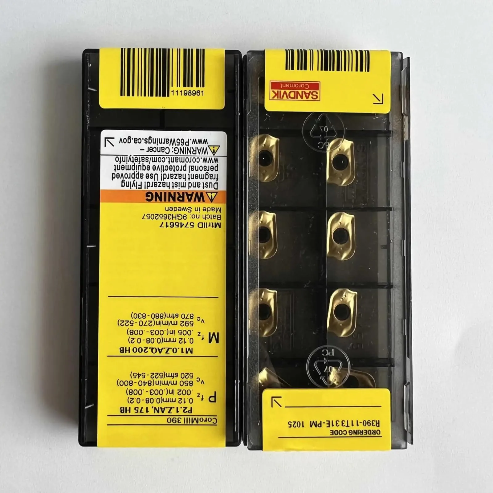 

Original SANDVIK / R390-11T331E-PM 1025 / Hard alloy CNC Blade 10 Pcs