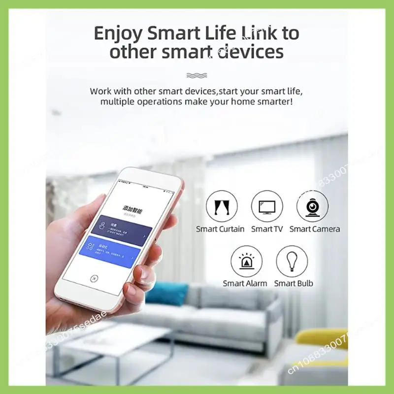 Y19A 1 個 Tuya Wifi ドア磁気スマートウィンドウセンサードアドア検出器ホワイト ABS Alexa Google アシスタント