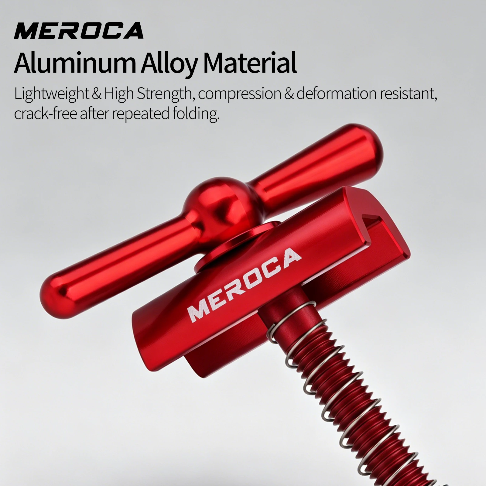 MEROCA For Brompton Frame Hinge C‑Buckle CNC Aluminum Twist Lock Knob Replacement Mod Part Folding Bike Main Frame Hinge