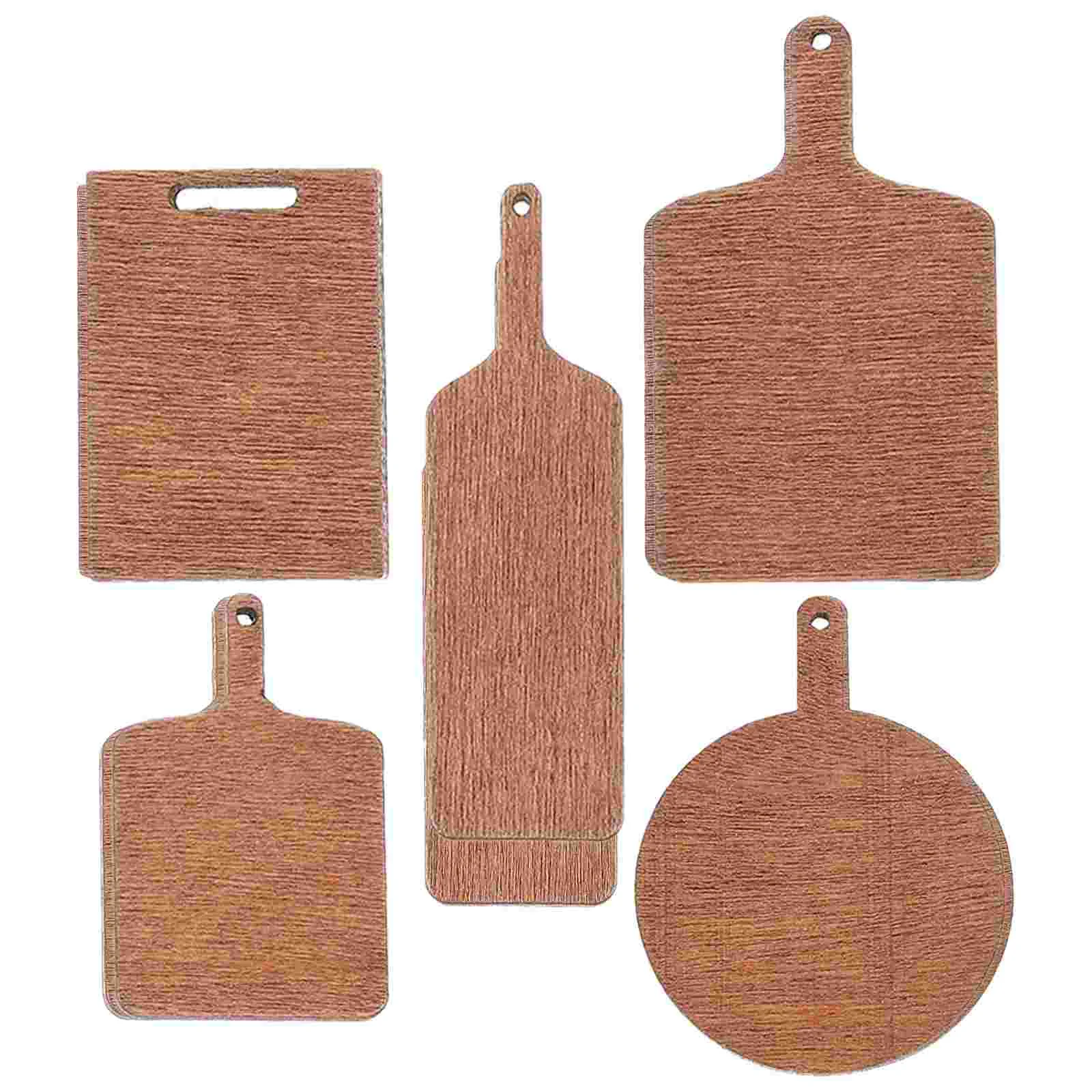 

Miniature Kitchen Decoration Chopping Board Cutting Small Food Play Wood Micro Scene