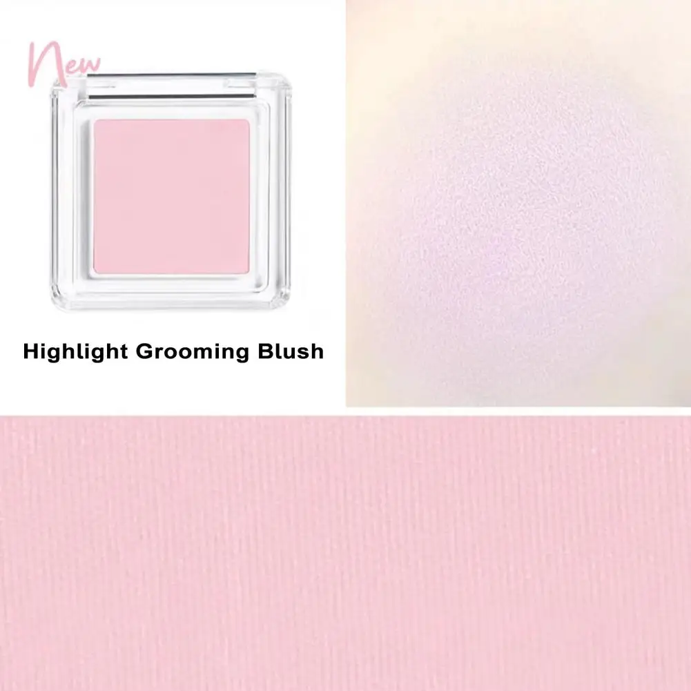Long-lasting Pressed Powder Blush Single Color Blush for Natural Look Long-lasting Peach Blush Matte Finish for Natural