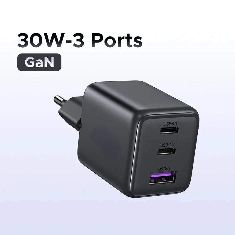 

30W GaN Charger PD 3.0 QC4.0 USB C Charger For iPhone 16 15 14 Pro Samsung S25 Xiaomi Tablet iPad Air Pro Phone Charger