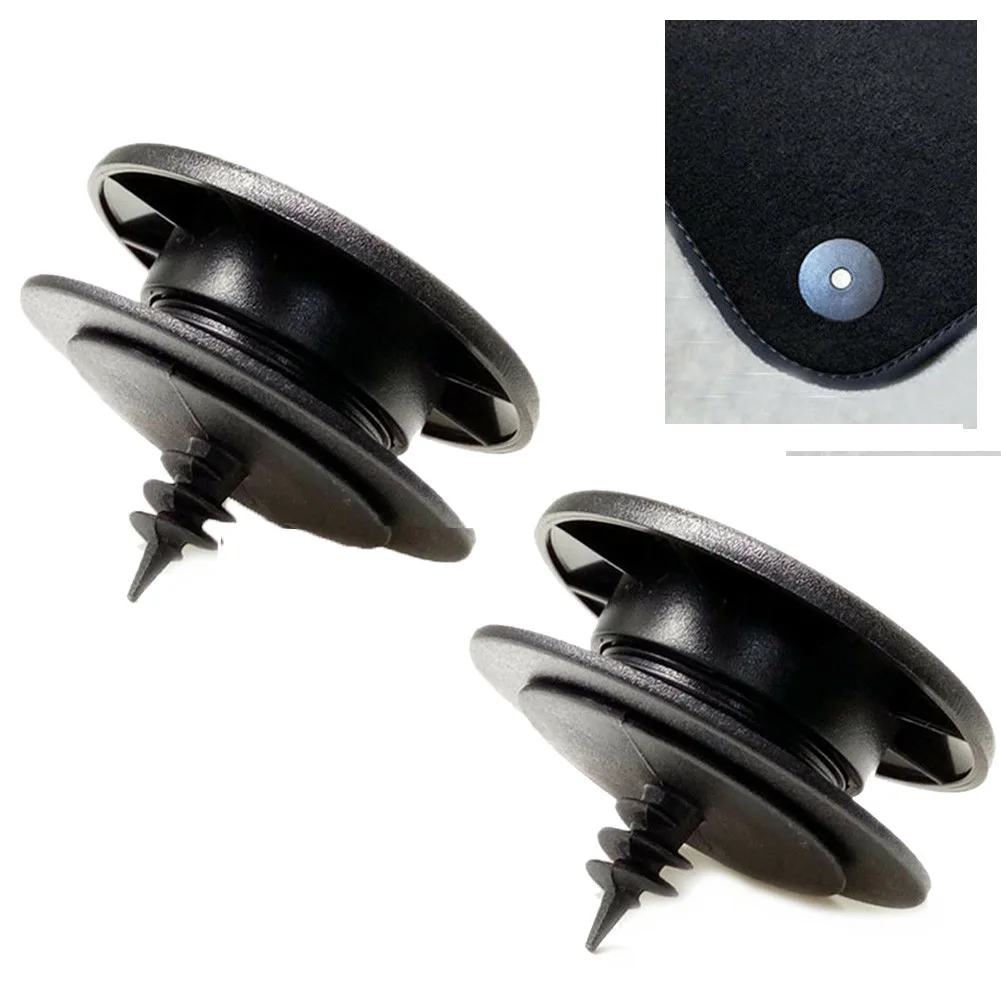 2 Pcs Mats Fitting Clips Set  Universal Car Floor Mat Carpet Clips Fixing Grips Floor Holder For All Car Makes & Models