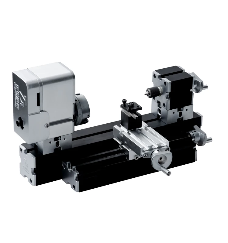 All-metal Miniature Lathe 60W 12000rpm Didactical Mini Metal Lathe Machine For Hobbyist Woodworking Craft