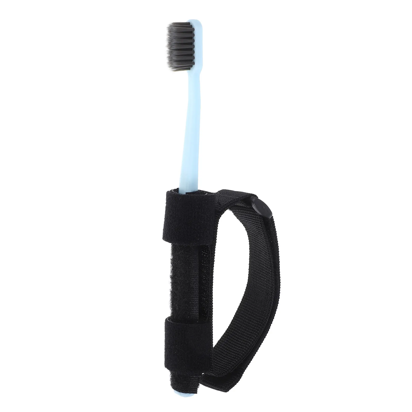 

Universal Hand Strap Toothbrush Cuff Elderly Adaptive Holder Brushing Aid Nylon Plastic Soft Bristles Safe for Disabled
