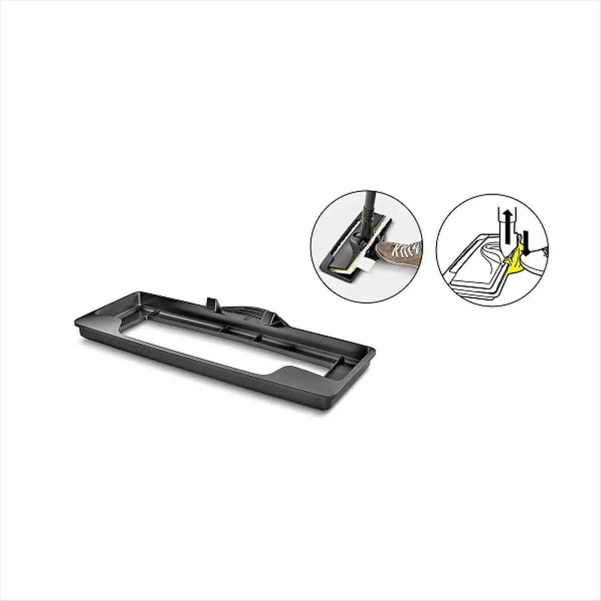 【Newest AT03】2PCS for SC1 SC2 SC3 SC4 SC5 Steam Cleaner Spare Parts Window Squeegee Nozzle and Carpet Glider Accessories