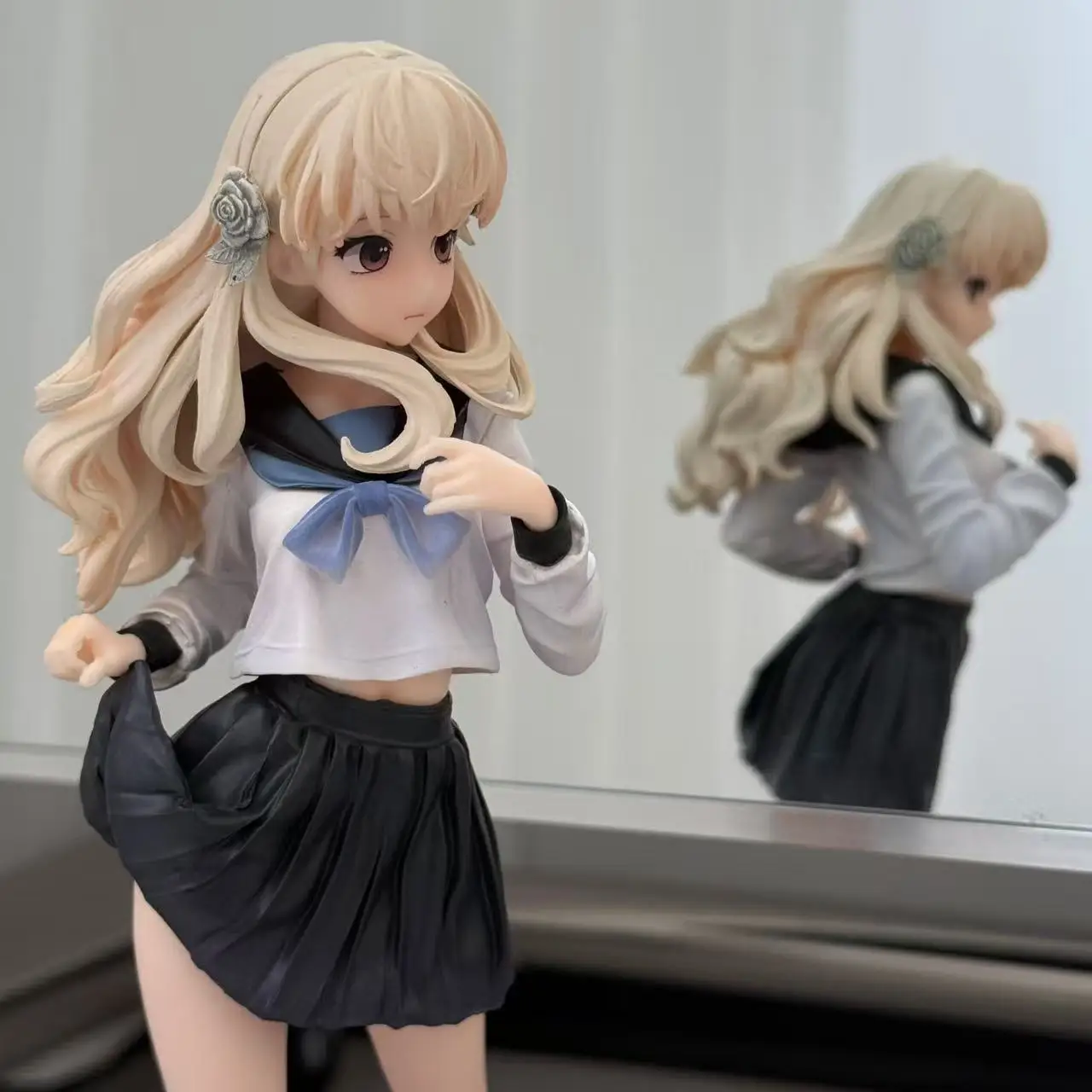 

13 Sentinels: Aegis Rim Iori Fuyusaka JK Uniform Girl Figure Cute Anime Model Collectible Desktop Decor Gift