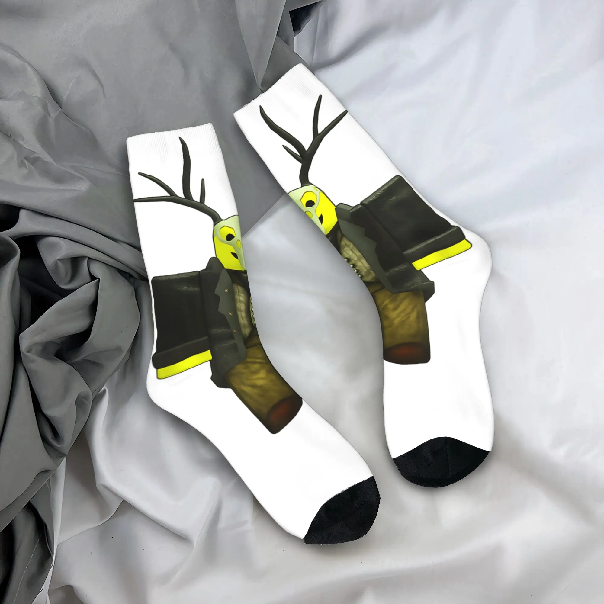 Cultist in The Forest Kids Run 99 Nights Halloween Escape جوارب جوارب قوطية شتوية مضادة للانزلاق جوارب للجنسين قابلة للتنفس