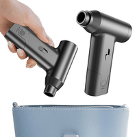 Mini Blower Turbo Fan 110000 RPM 4000mAh Cordless Duster Blower Rechargeable Car Dryer Air Blower for Keyboard Computer Cleaning