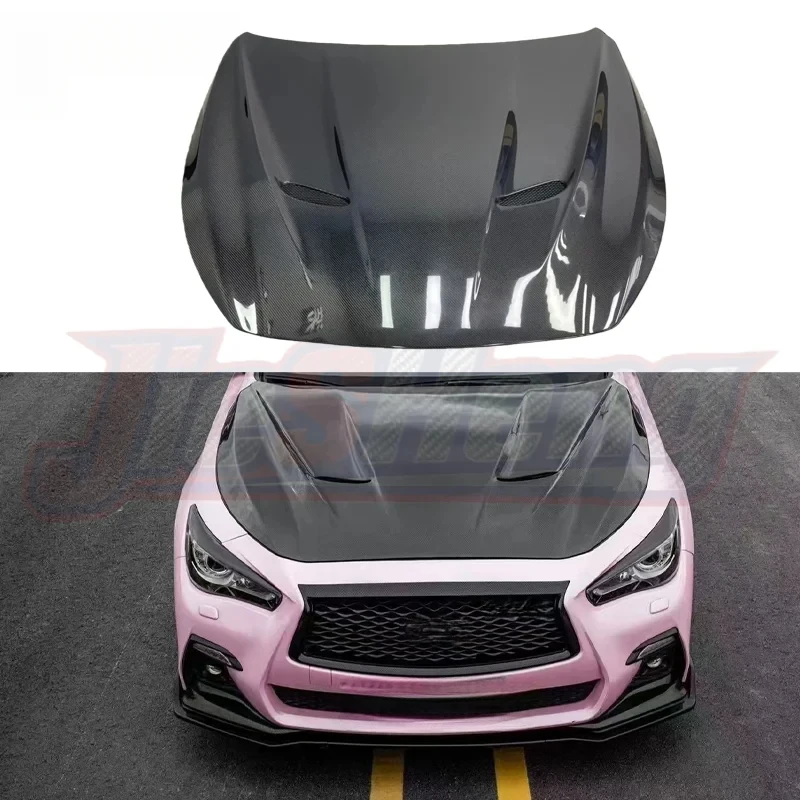 

Lightweight Carbon Fiber Front Bonnet with Dual Vents