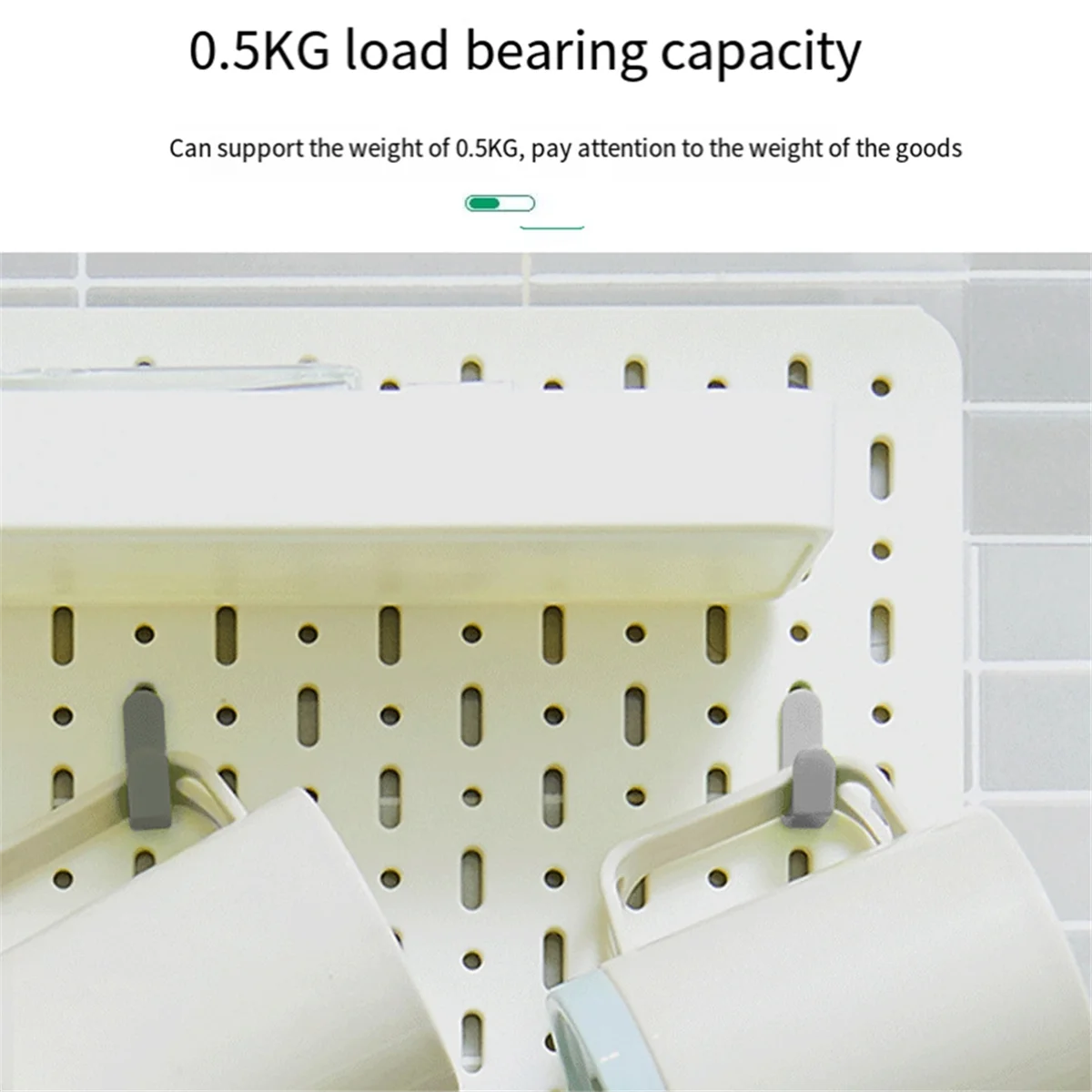 24 قطعة خطافات بيجبورد J شكل خطاف بيجبورد ملحقات منظم أدوات الوتد ، أبيض ساخن