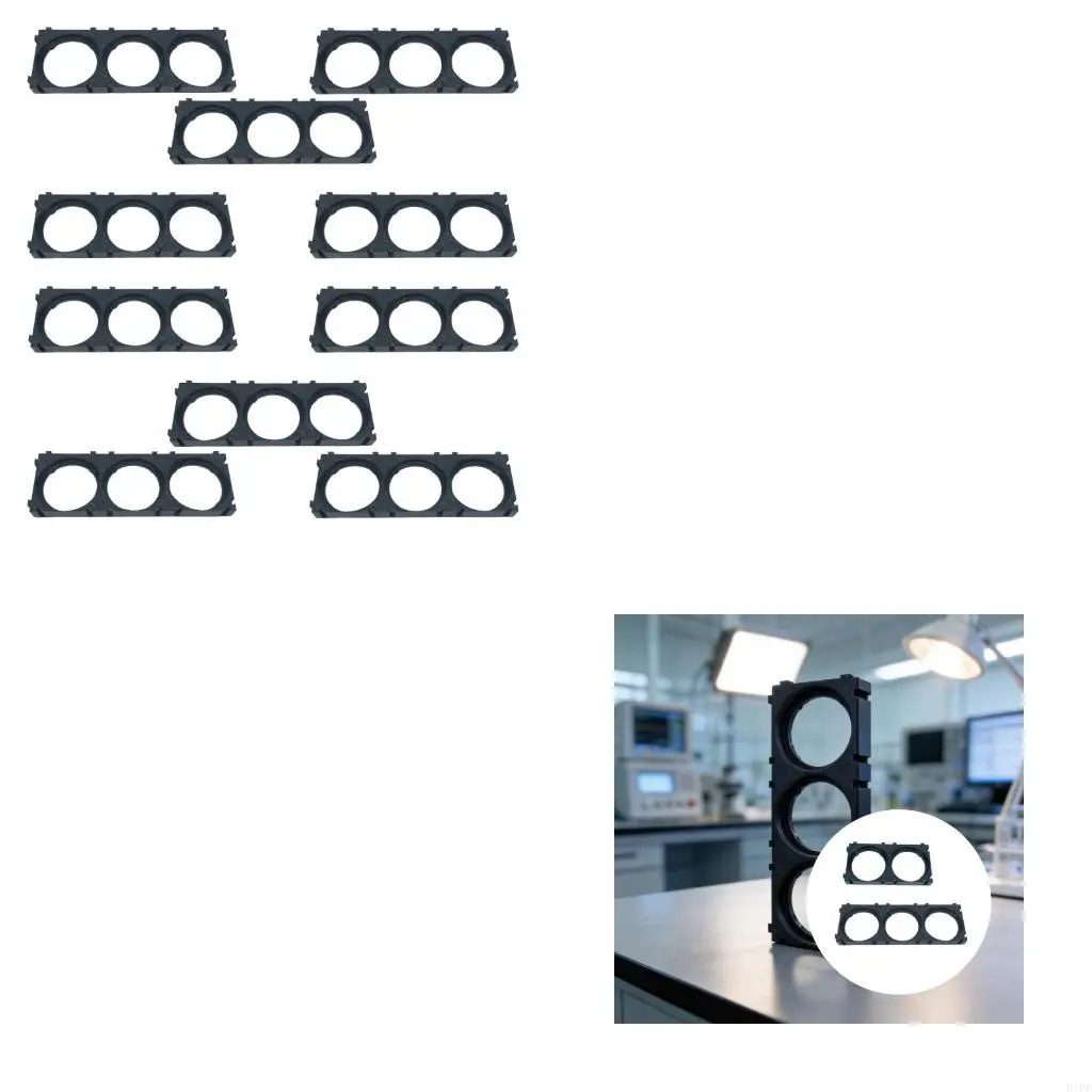 E1PF Stackable Battery Holder For 34200/33155 Lithium Batteries Bracket Compactly