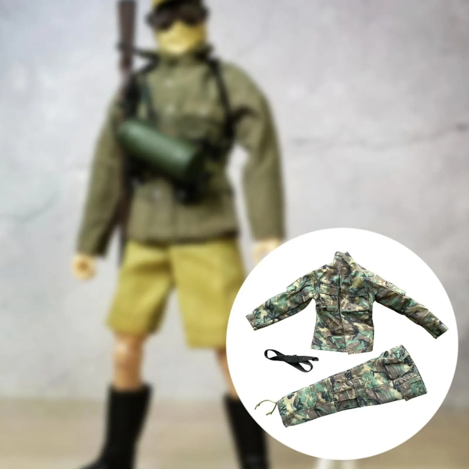 

1/6 Male Action Figures Jacket Set Full Suit Stylish Scene Photo Prop Pants Coat