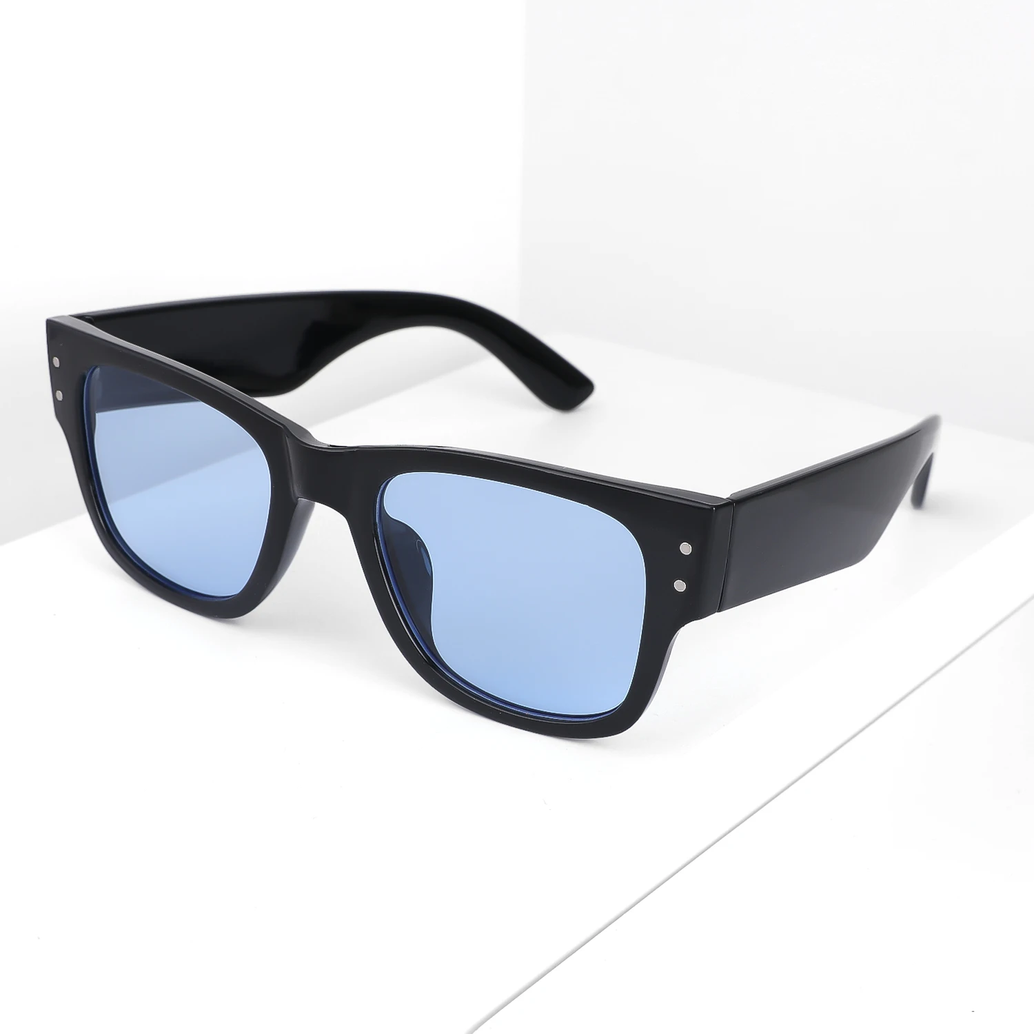 Luxus Rechteck Sonnenbrille Frauen Marke Designer PC Rahmen Gradienten Objektiv Klassische Niet Shades Weiblich Männlich Mode Brillen UV400 – Detail 3