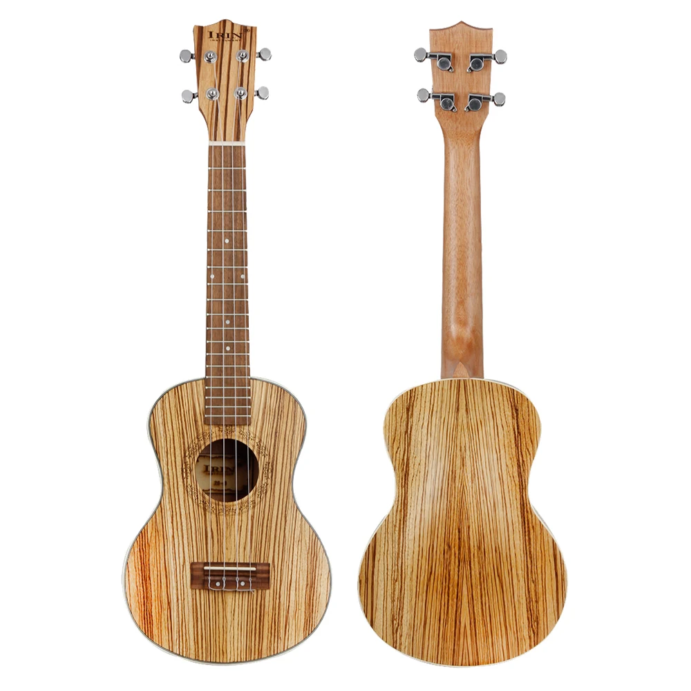 IRIN 21 24 26 Inch Ukulele Zebra Ukulele 4 String Hawaiian Guitar Set with Case Accessories Professional Ukulele for Practice