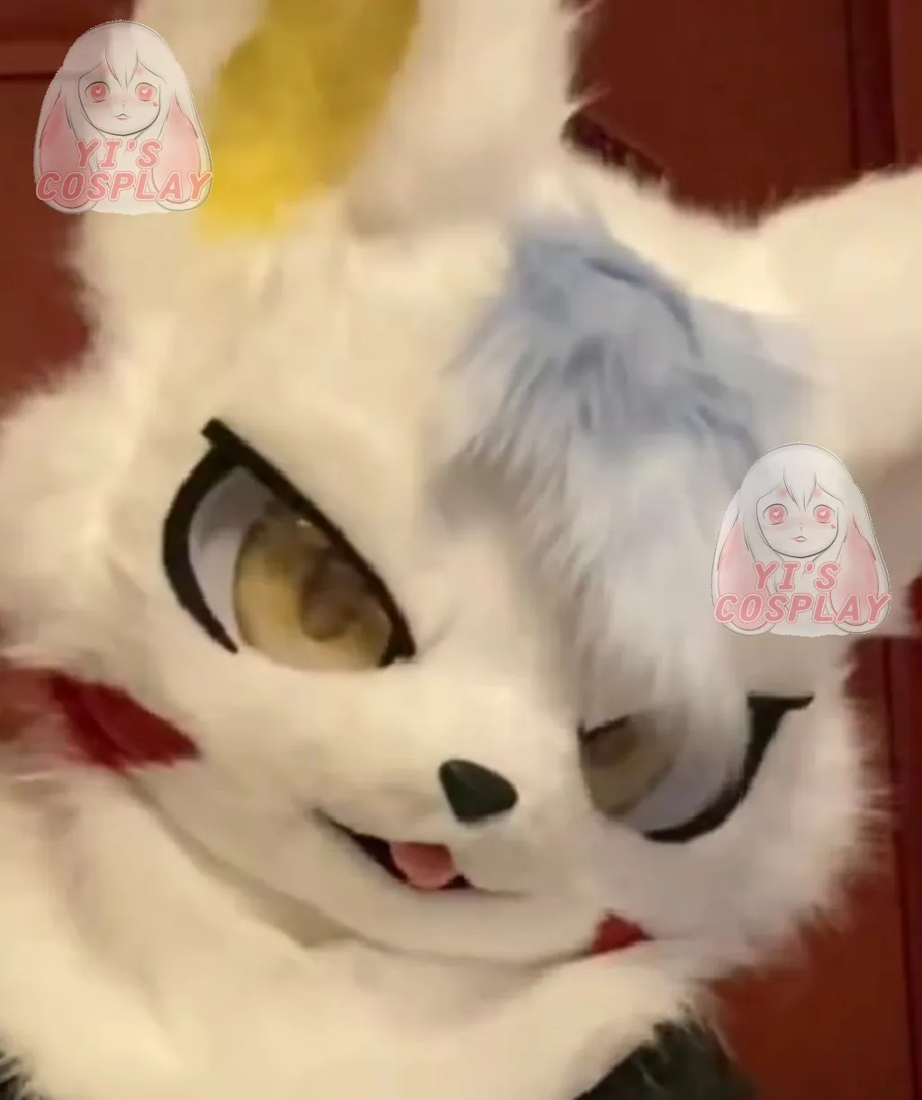 Yis cosplay Custom Furry head Kigurumi Head Cosplay Kemono Fursuit Handmade Headsets Beast Customized Fursuit Kemono Head