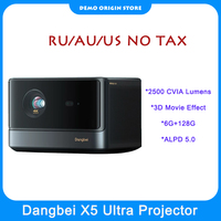 Dangbei X5 Ultra 4K Triple Color Laser Projector 2500 CVIA ALPD 5.0 3D Beamer Long Throw  3840x2160 Proyector For  Home Theater