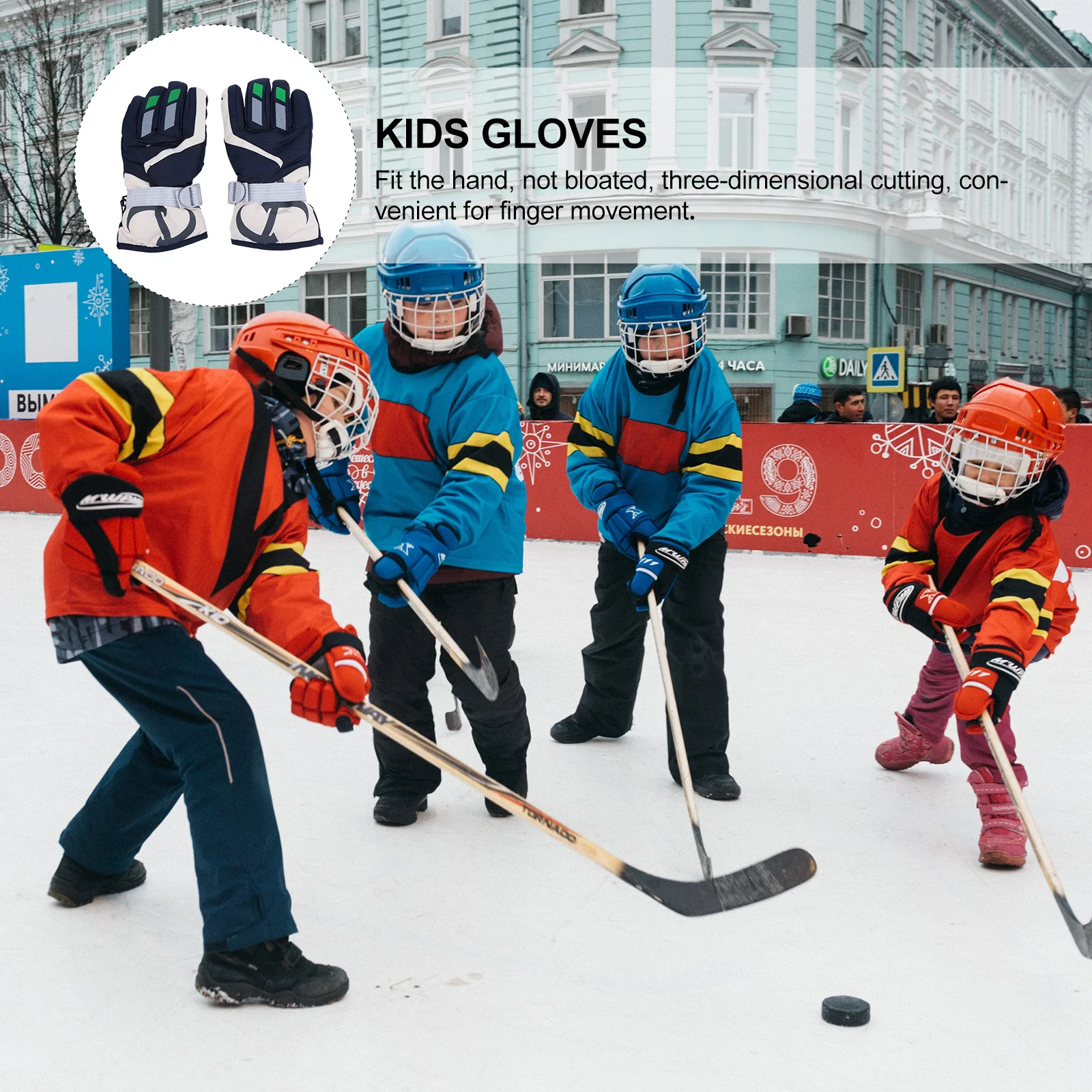 1Pair Durable Cycling Gloves Lightweight Winter Hiking Camping Mountaineering Outdoor Activities Gloves