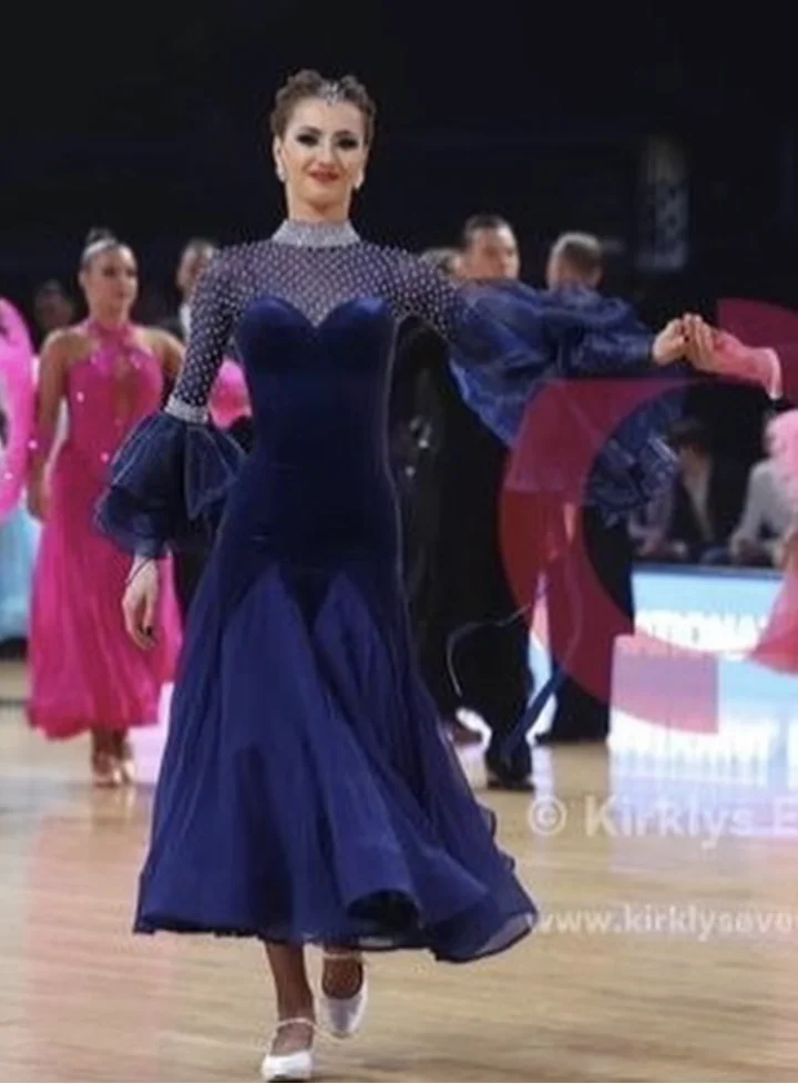 

GOODANPAR Ballroom Dance Competition Dresses Dance Costumes Waltz Dress For Dancing Clothes Dance Wear Dress American smooth