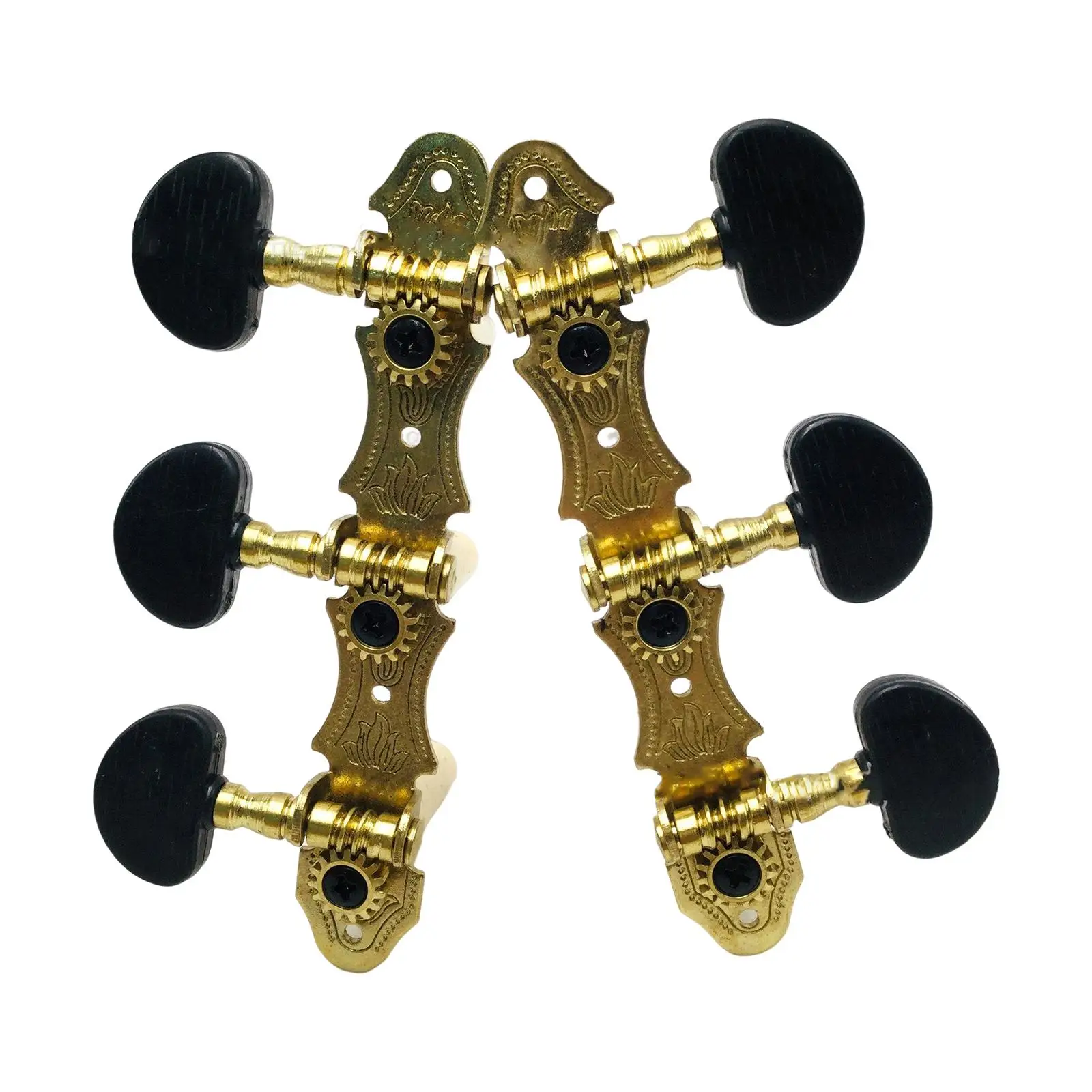 2 Pieces Guitar Tuning Pegs Repair Kit Durable Parts Metal for Guitars Accs