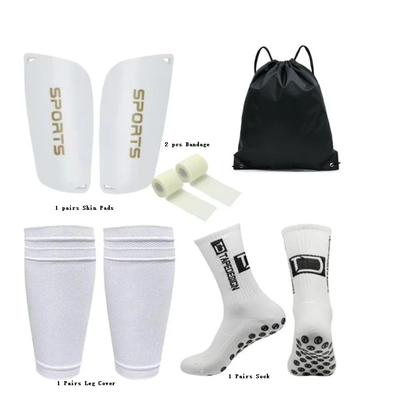 Men women Drawstring Ball Bag TC Soccer Socks Fitness Hiking Leg Cover Non-slip Football Socks Leg Guard Shin Pad 2pcs/3pcs/5pcs