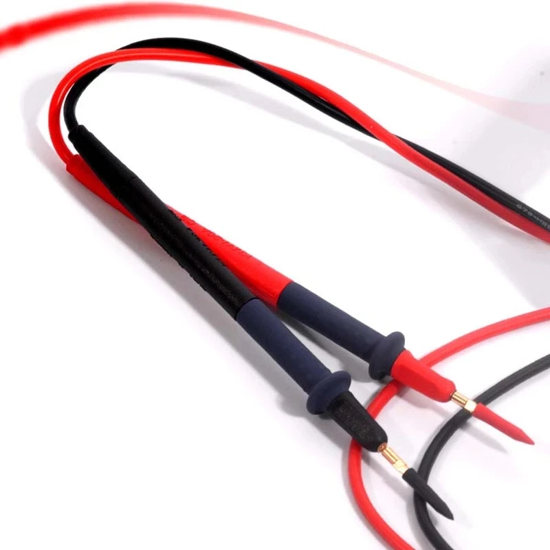 High-Quality Multimeter Test Leads Cable Pen Probe Wire Interchangeable Head Silicone Anti-skid Test Wire Tips