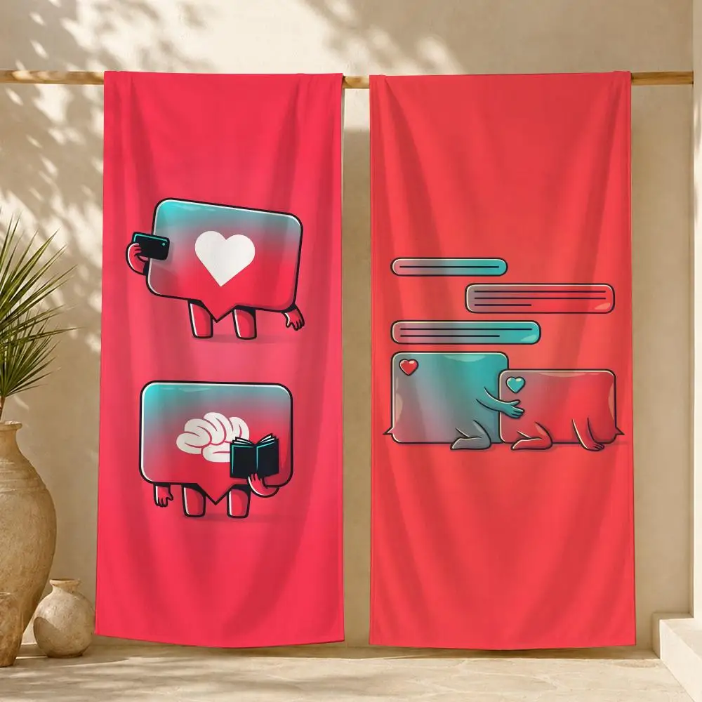 Elia Colombo Towel ultra-fine fiber quick drying absorbent towel, beach swimming vacation beach towel