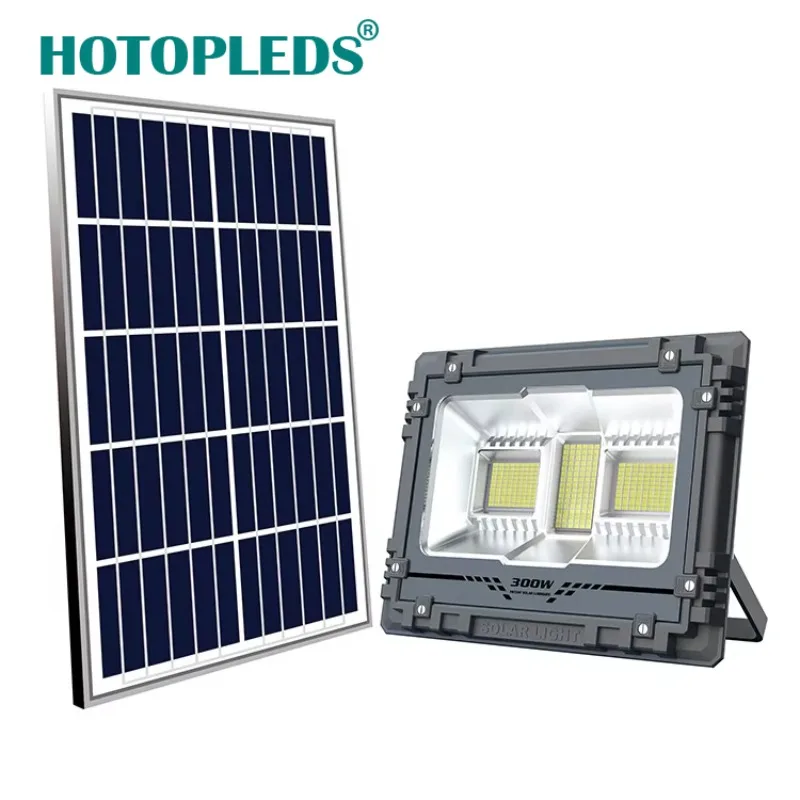 40w 60w 100w 200w lumières d'inondation solaires LED projecteur à énergie solaire réflecteur étanche extérieur solaire avec télécommande