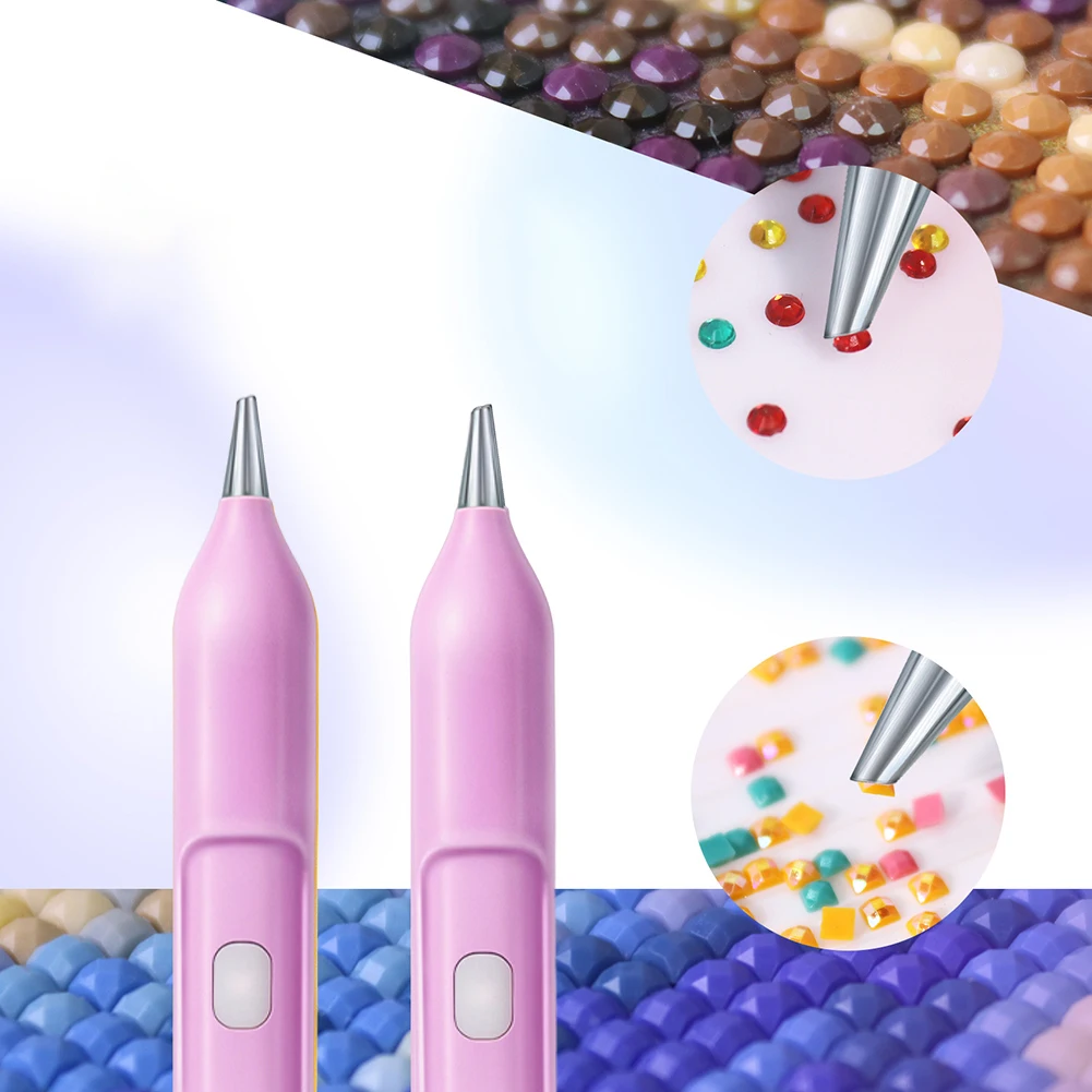 

Electric Diamond Painting Pen with USB C Cable Vacuum Diamond Art Pen Electric Vacuum Diamond Art Painting Pen for Beginners