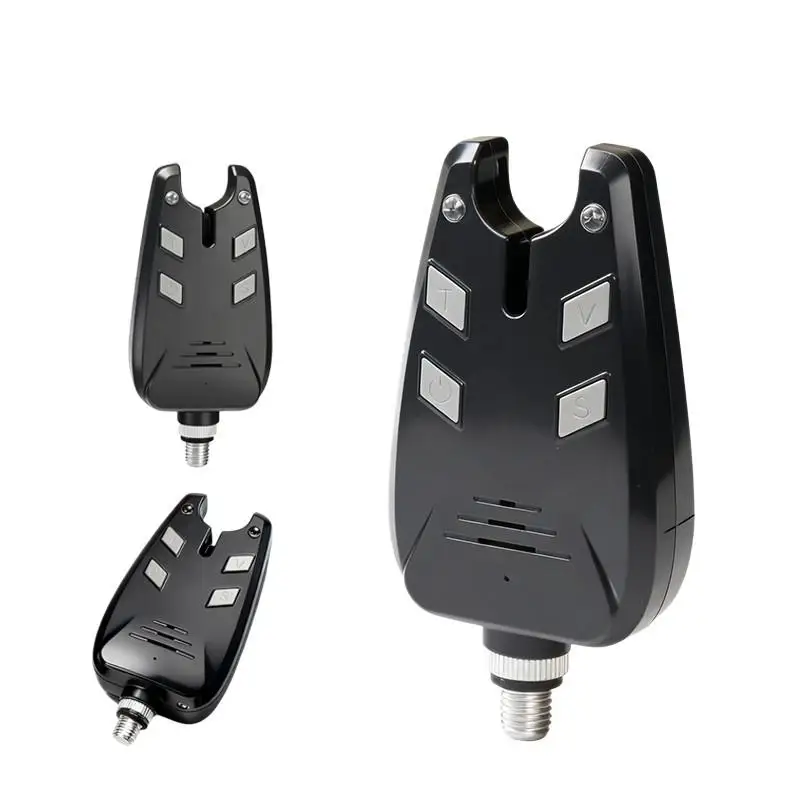JSFUN Carp Fishing Bite Alarm Electronic Fish Bite Indicator, Carp Rod Alarm Fishing Tackle Accessory, 1/2/3/4Pcs Optional