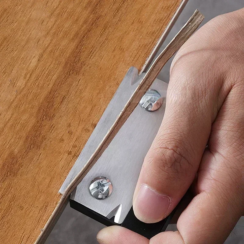 Cortador de madera para biselar, herramienta de desbarbado, cuchillo de recorte, cepillo de esquina de borde de carpintería, banda de borde especial