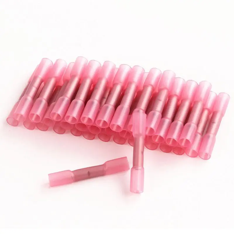 100pcs Solder Seal Sleeve Heat Shrink Wire Connectors Electrical Crimping Terminals Automotive Marine Insulated Solder Connector