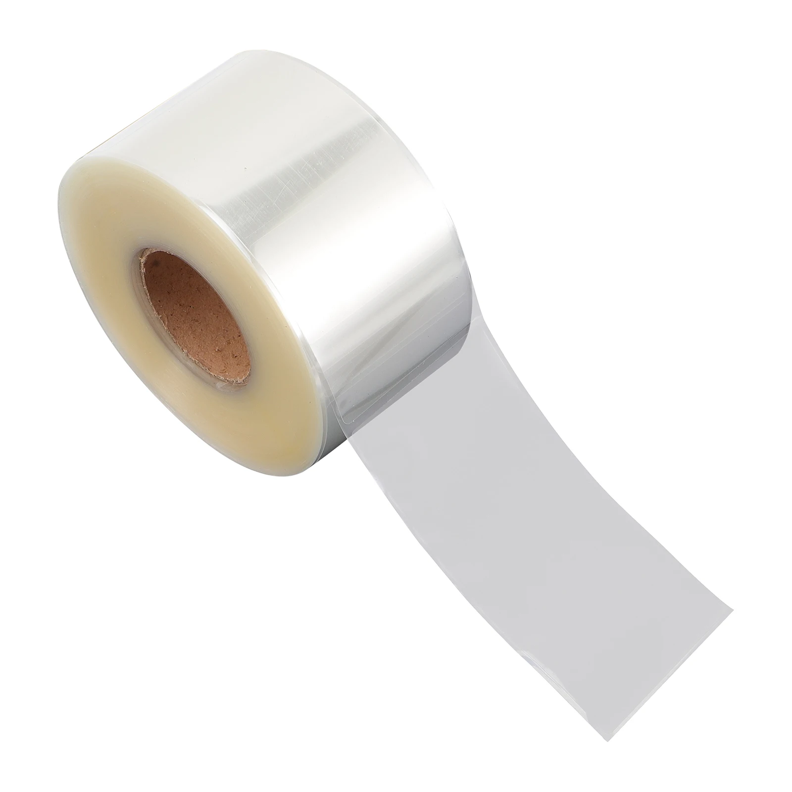 

500pcs Barcode Label Protectors Clear Waterproof Stickers Transparent PVC Prevent Curling Edge Suitable Libraries Offices