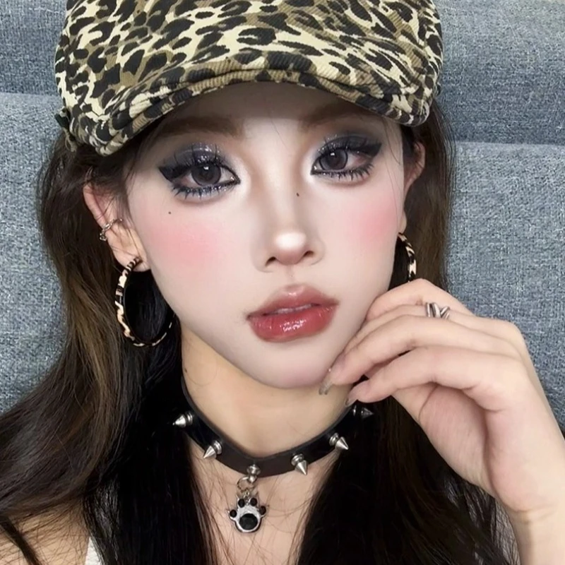 Subculture Punk Leather Cat Pa - Vintage Fashion Subculture 评论和价格