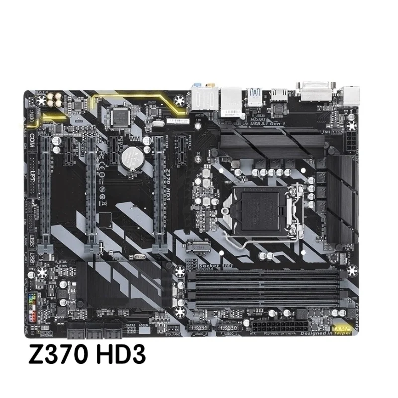 For Gigabyte Z370 HD3 Motherboard LGA 1151 DDR4 Mainboard 100% Tested OK Fully Work Free Shipping