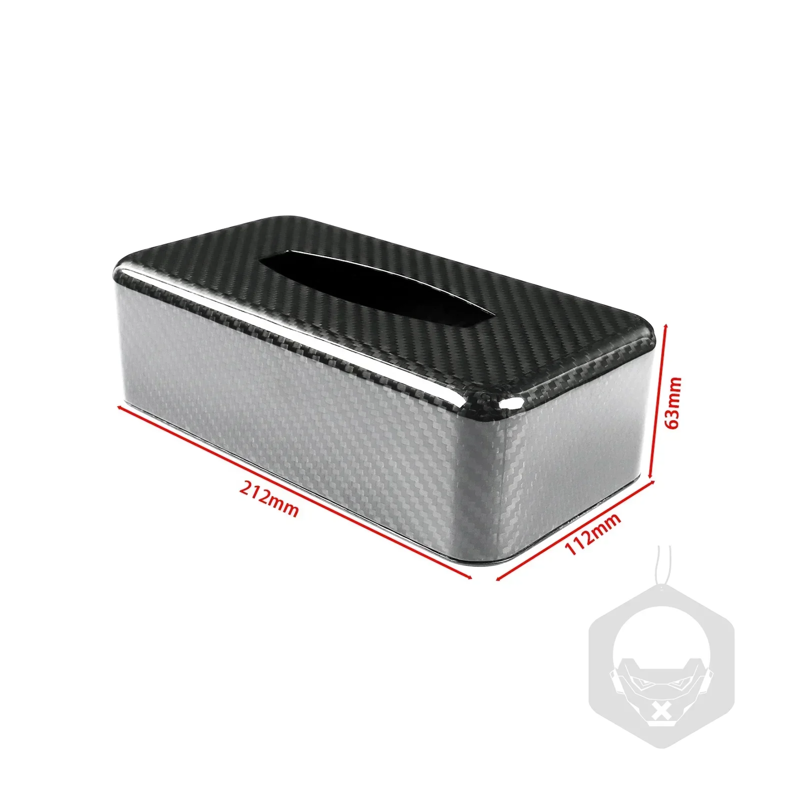 

RRX 100% Carbon Fiber Tissue Box for House Super Lightweight Custom Logo Tissue Box Elegant DIY Customized Style for Car