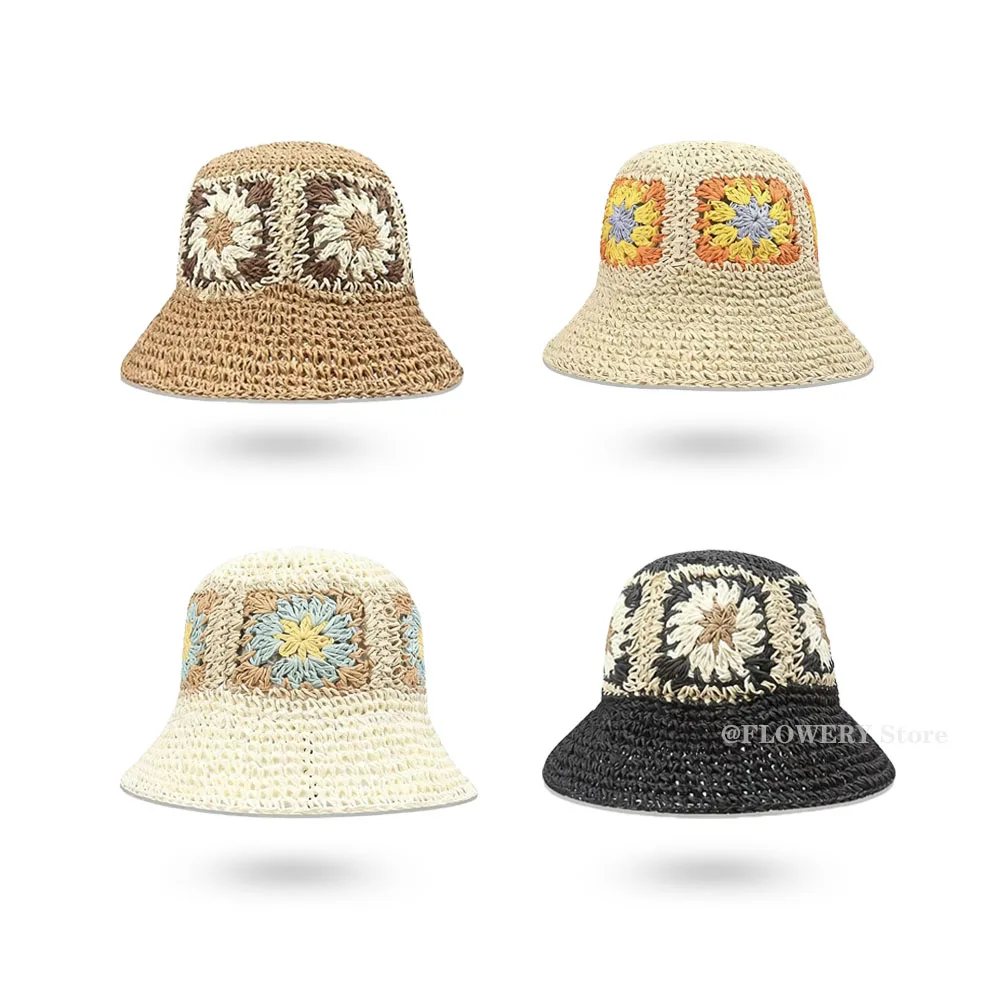 

Foldable summer outdoor seaside sunshade breathable straw hat, fashionable and versatile, high-quality fisherman hat.
