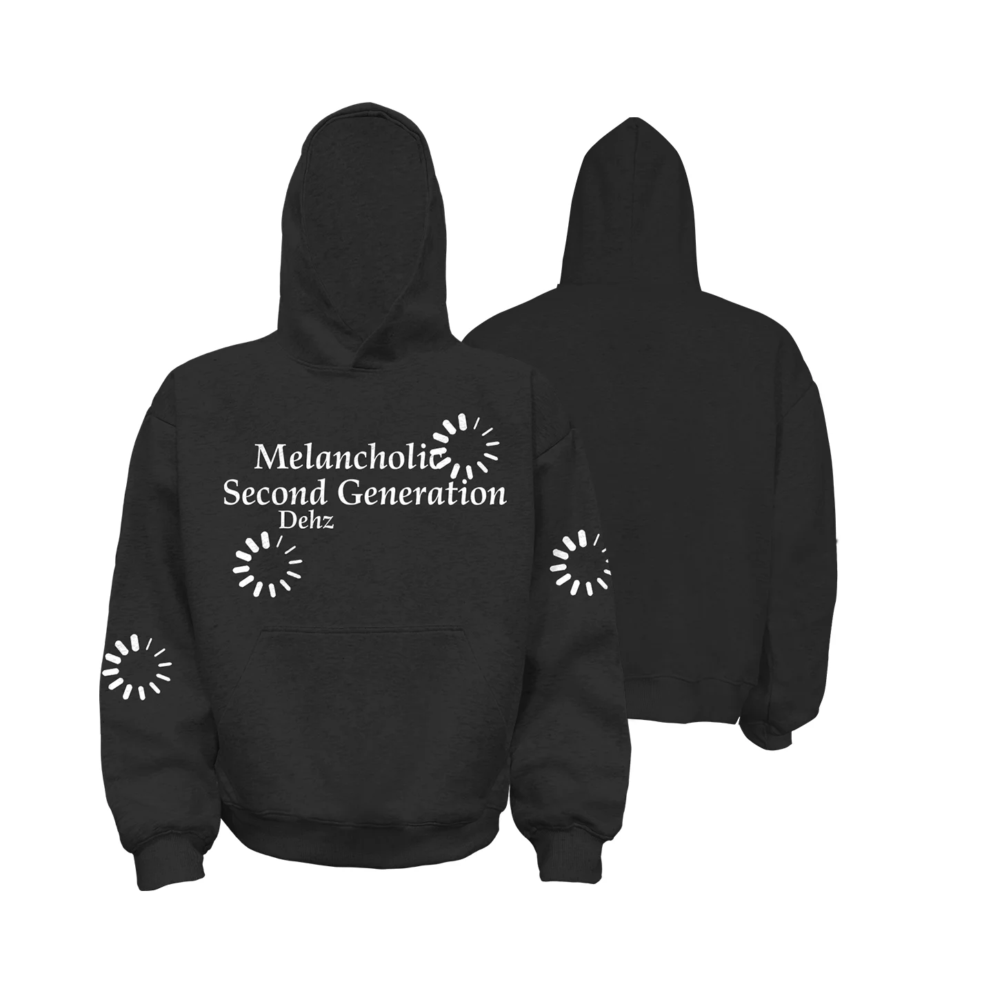 

Dehz25AW Винтажная тяжелая толстовка с капюшоном Премиум-дизайн Long Sve Повседневная толстовка с принтом для мужчин и женщин Осенняя мода