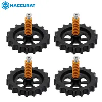 4 Set/Lot 3D Printer Parts Heated Bed Spring Leveling Kit+M4*35 Screw&Nut for Cr10 Ender-3 Um2 Prusa I3 Mk2/mk3 Hotbed