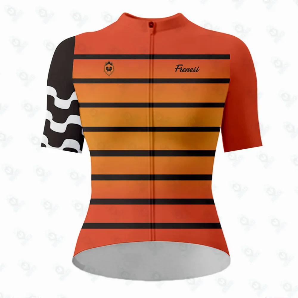 Nuevo Frenesi invierno/verano Jersey de manga larga para mujer MTB ciclismo Jersey de manga corta Slim Fit camisetas delicadas ropa de carretera