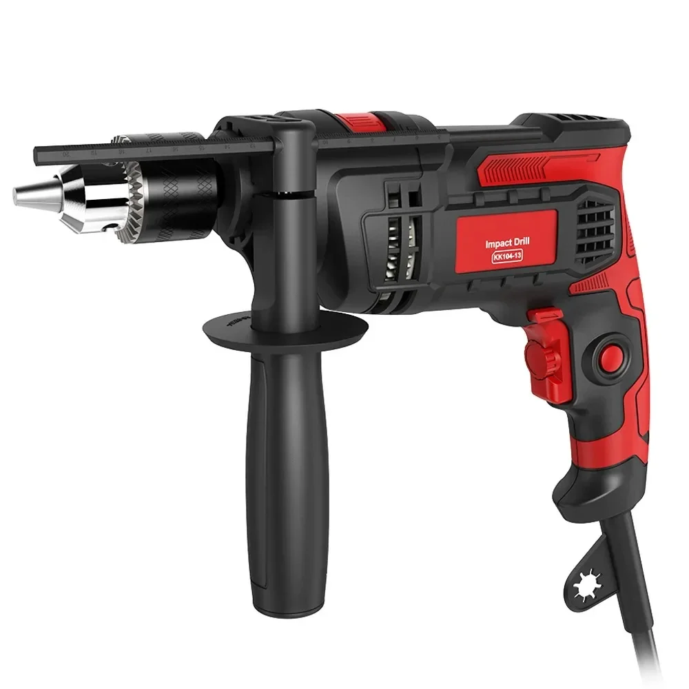 850W 3000 RPM Hammer Drill Impact Electric Hand Drill 2-in-1 Rotating Mode Depth Gauge Max Drilling 25mm OEM Customizable